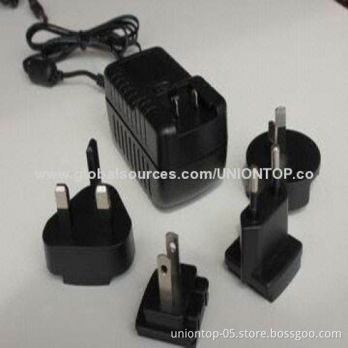 12V 1.5A 18W Interchangeable AC/DC Power Adapter
